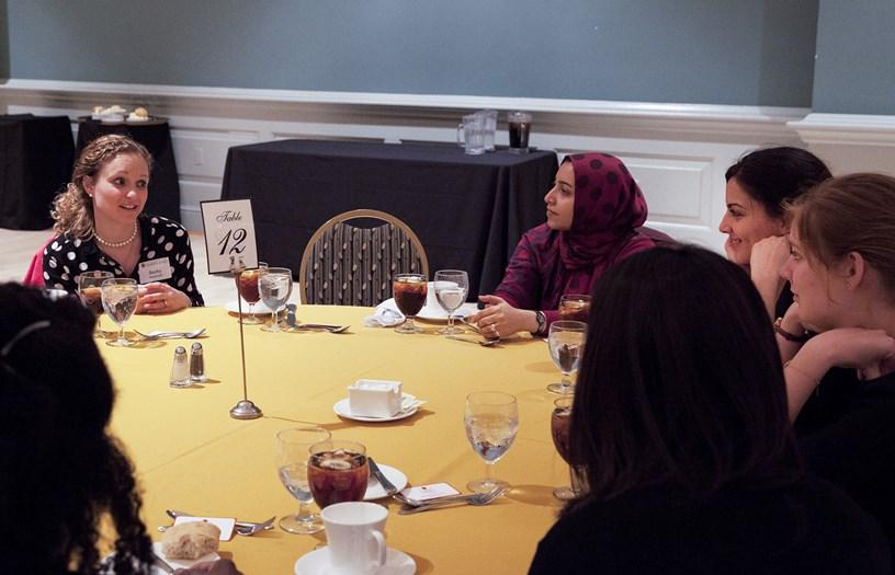 women talking