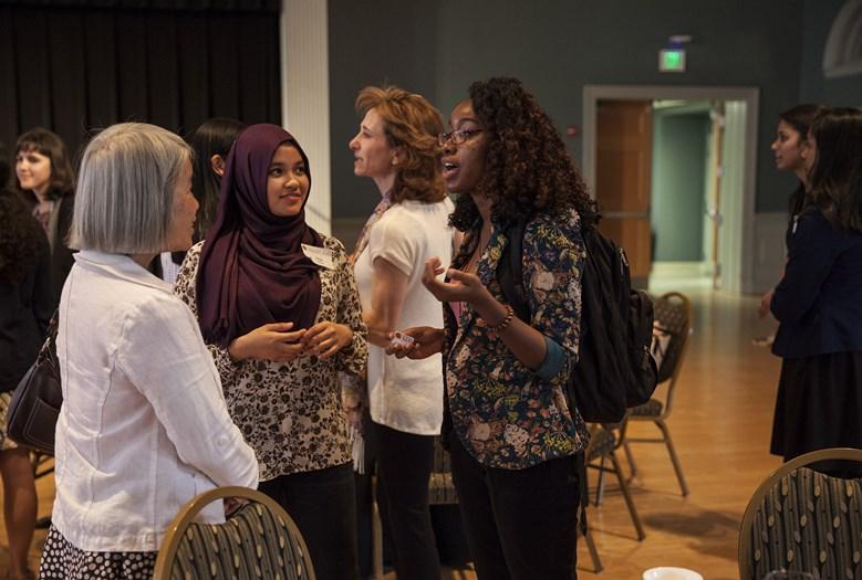 Women talking