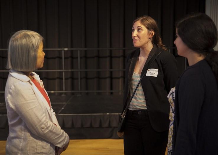 women talking